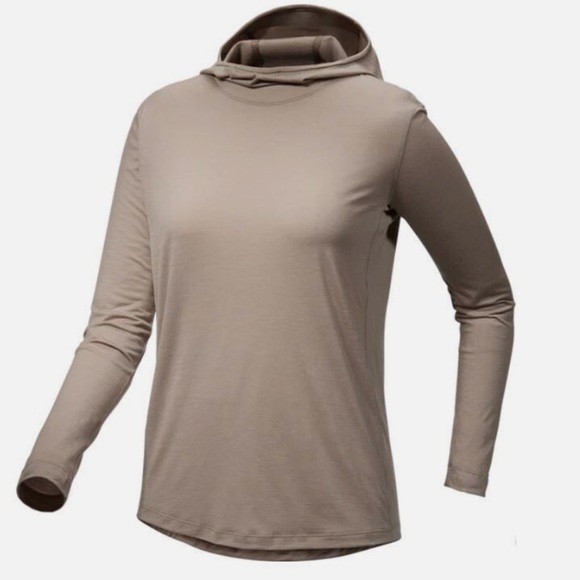 Arc’teryx Lana Merino Wool Hoody in Smoke Bluff Size XS - Picture 2 of 15